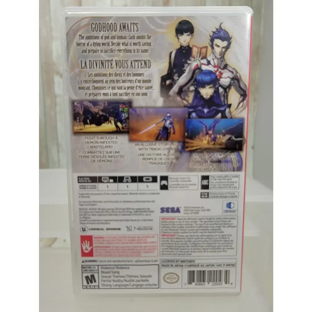 Shin Megami Tensei V Standard Edition - Nintendo Switch- Tested Working